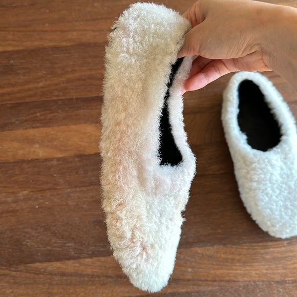 Celine Shearling Flats Shoes - Picture 3 of 8